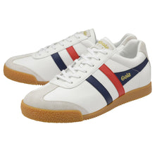 Afbeelding in Gallery-weergave laden, GOLA HARRIER LEATHER - WHITE/NAVY/RED
