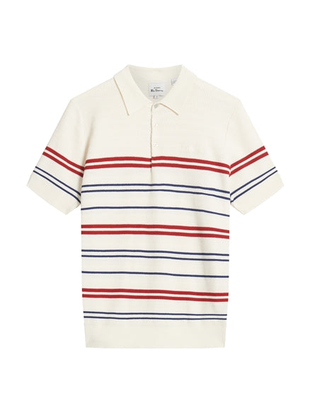 Ben Sherman: Herringbone Stripe Polo